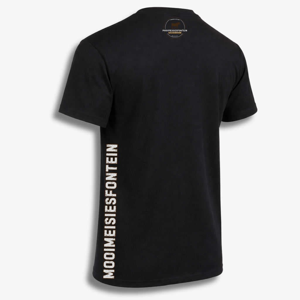 Geometric Stoet Ram Tee – Black