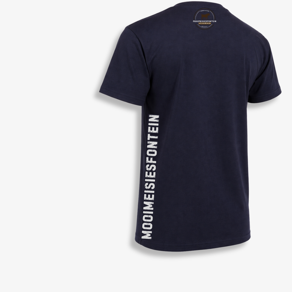 Geometric Stoet Ram Tee – Navy
