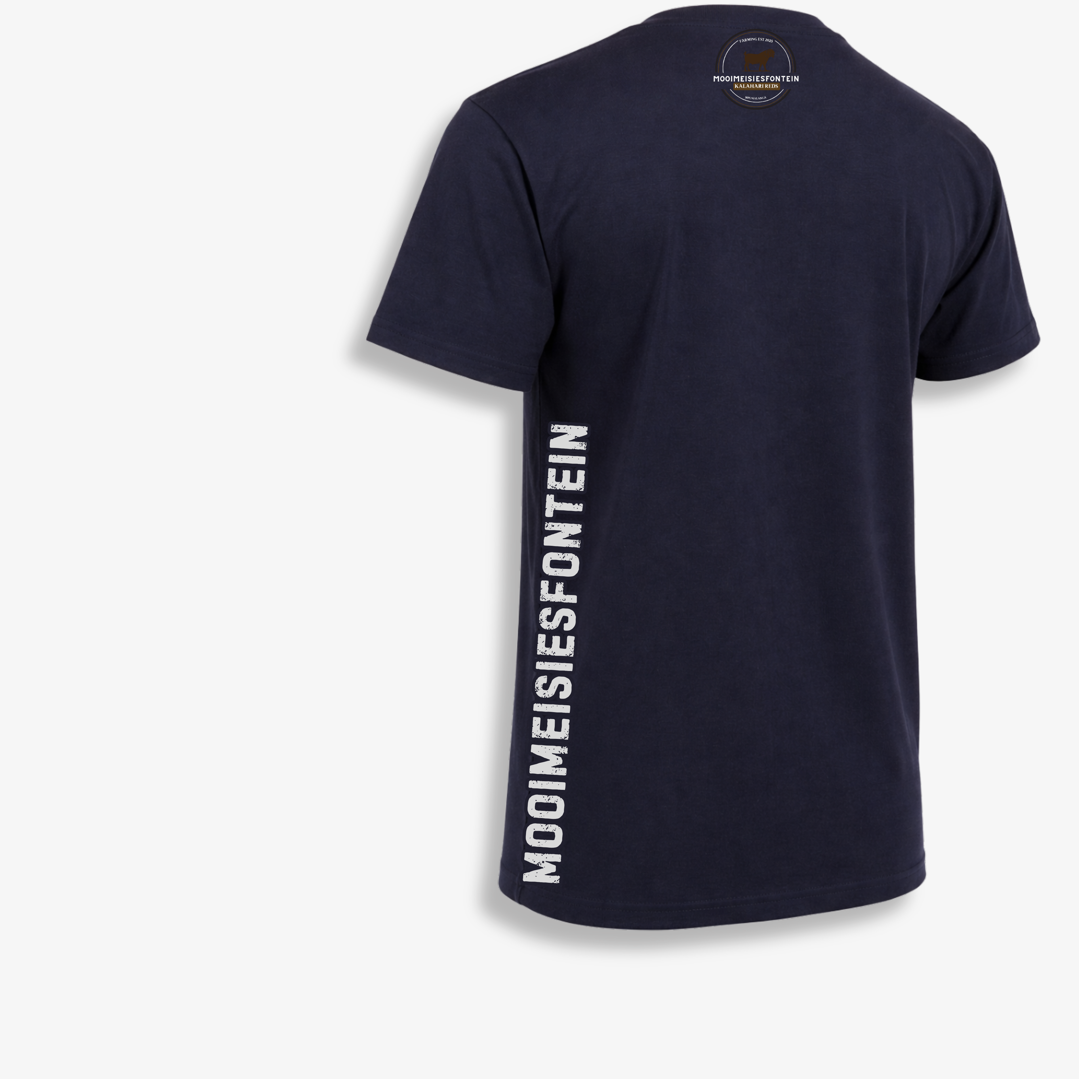 Geometric Stoet Ram Tee – Navy