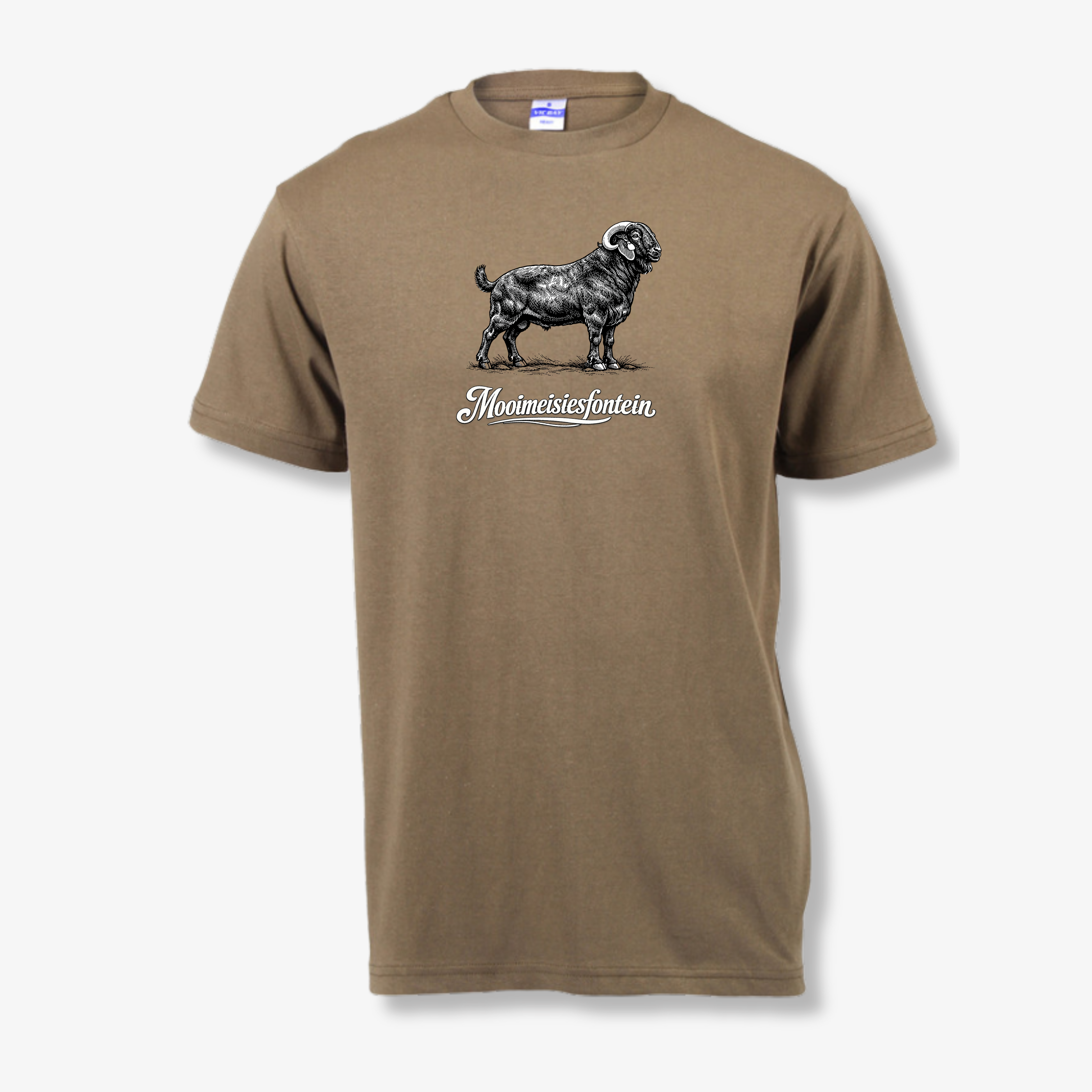 Stoet Ram Stencil Tee – Olive