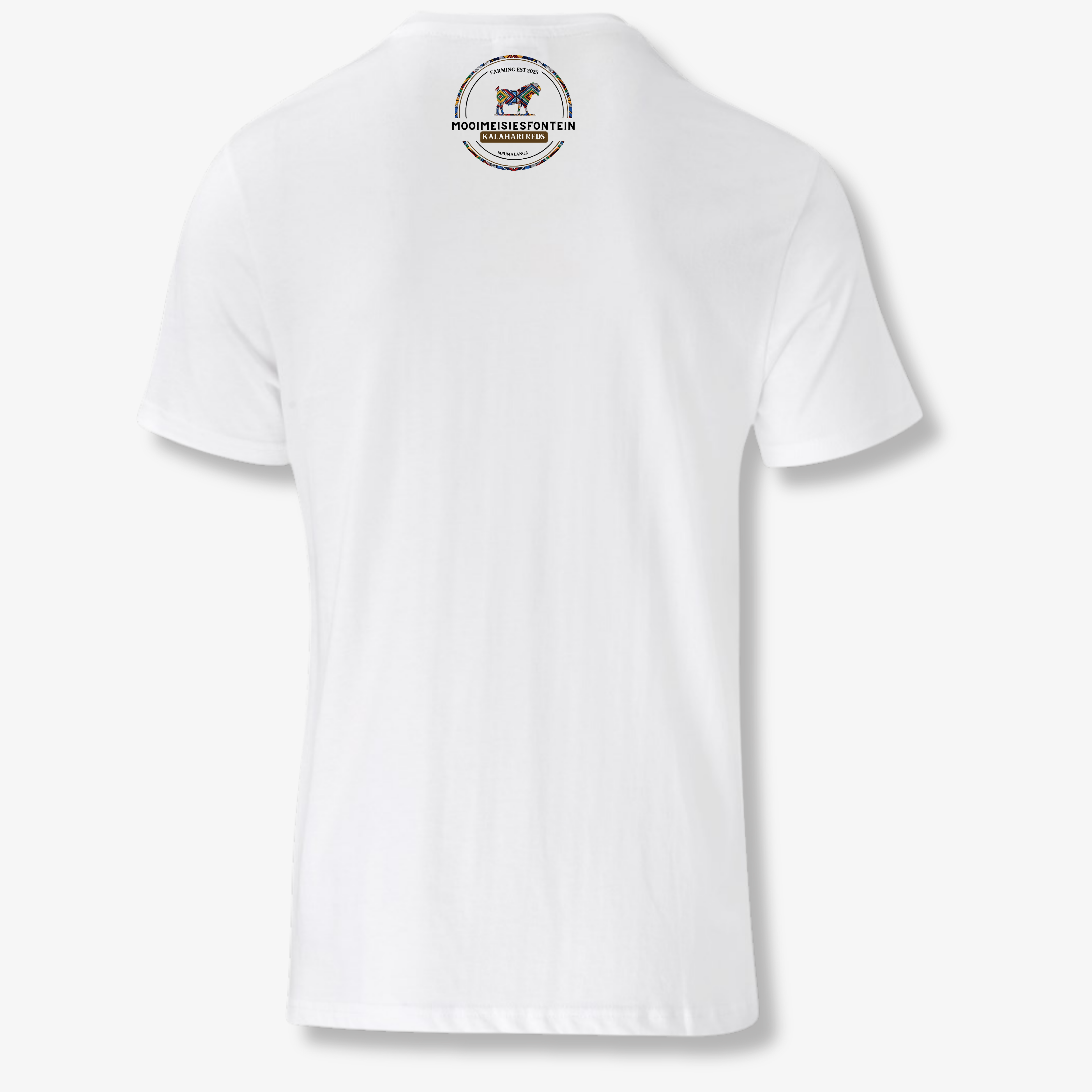 NDLELA – Ndebele Goat Tee – White