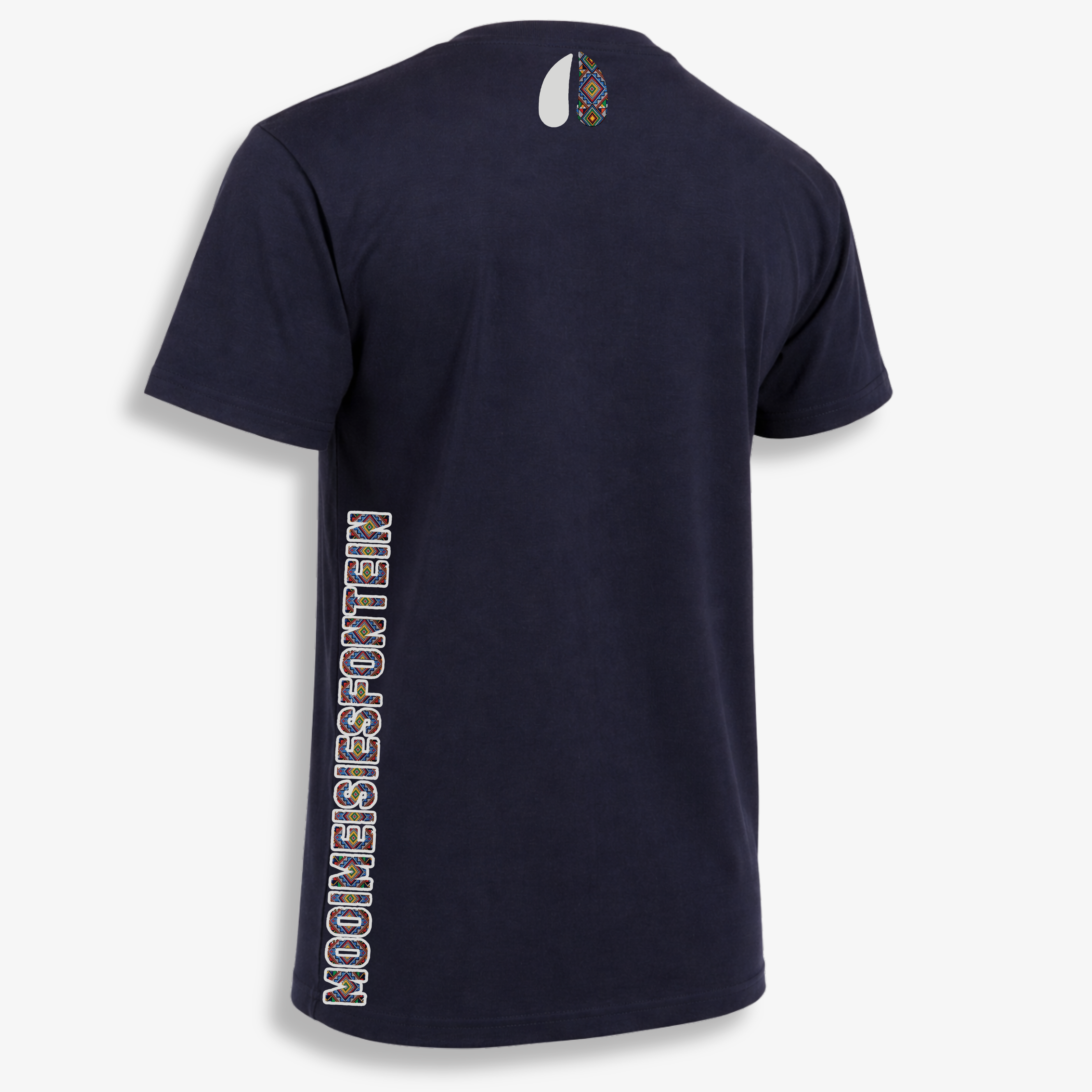 MMF Ndebele Chest Tee – Navy