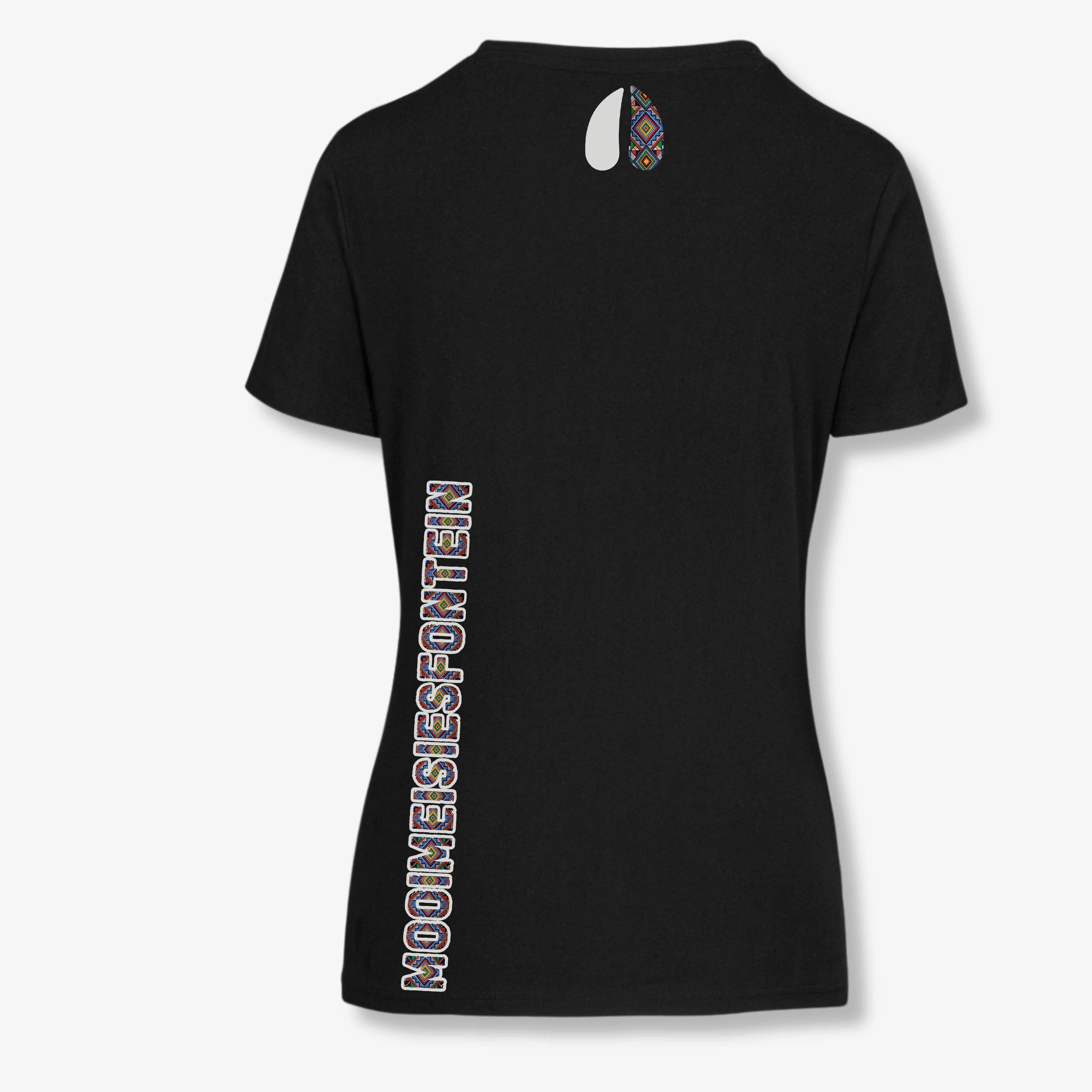 MMF Ndebele Chest Tee – Black