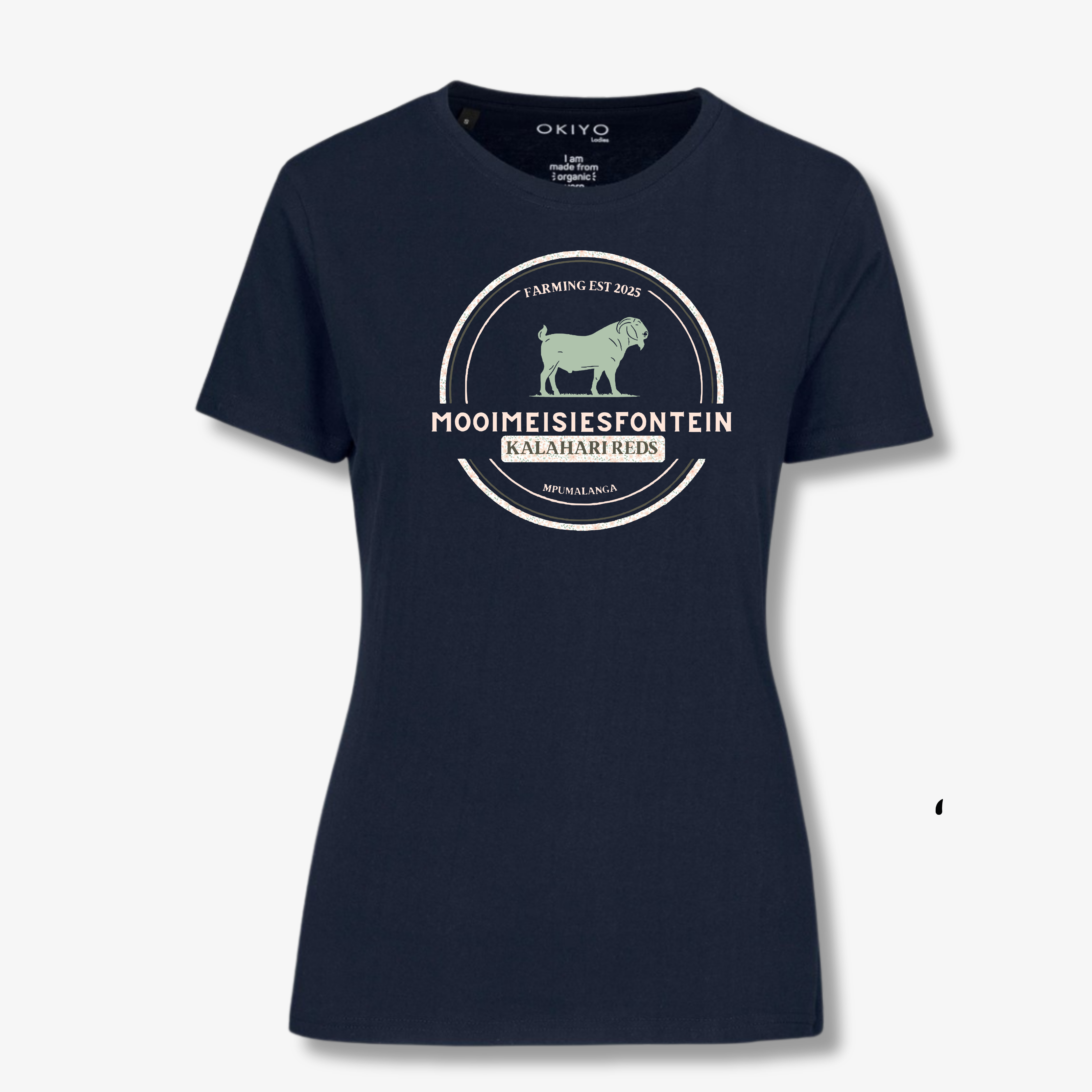 MMF Daisy Chest Tee – Navy