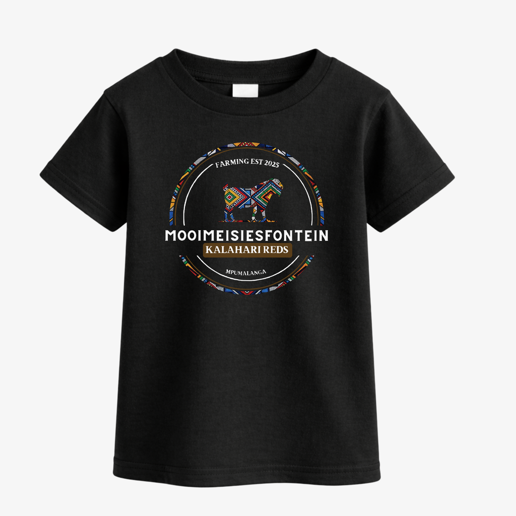 MMF Ndebele Chest Tee – Black