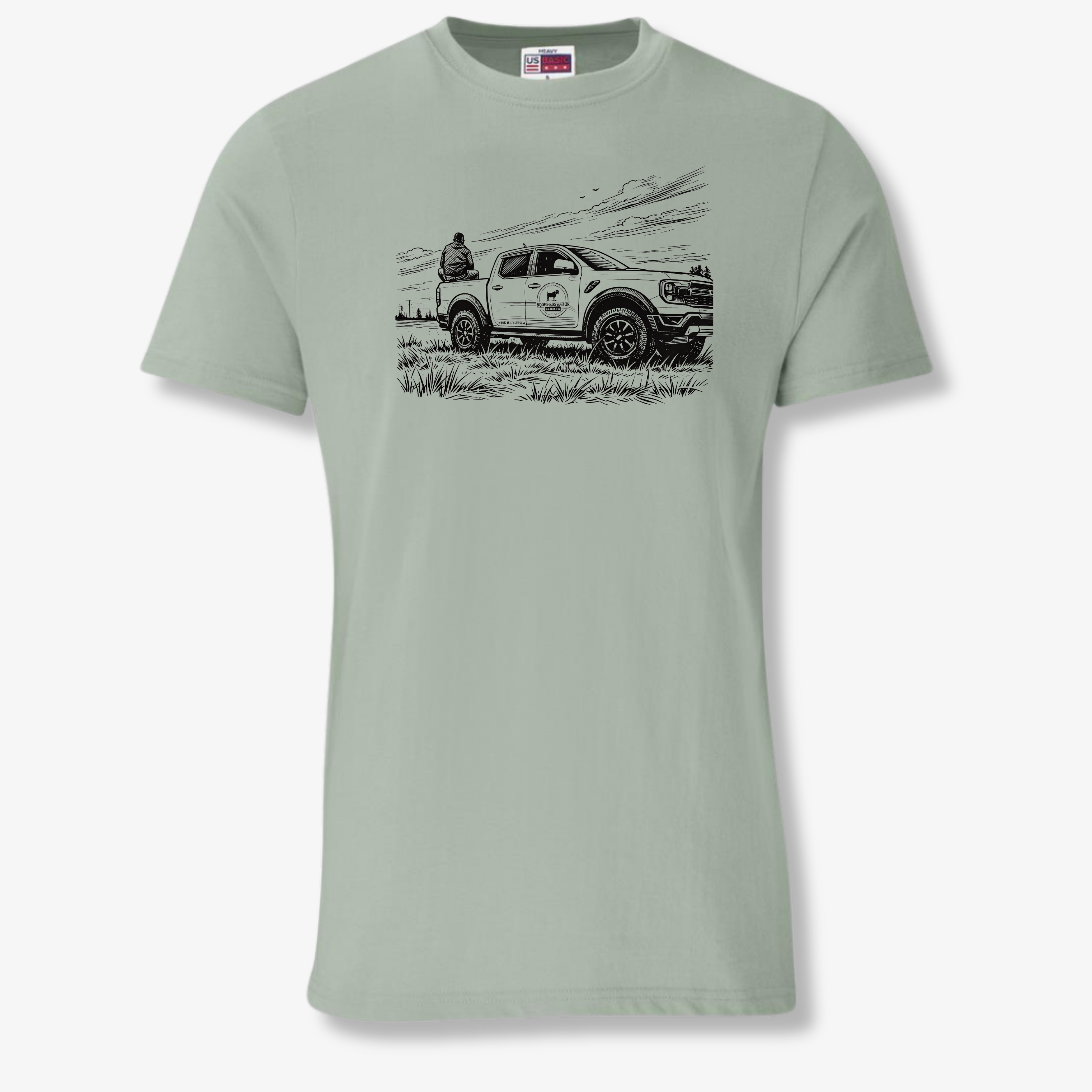 MMF Ford Stencil Tee – Sage