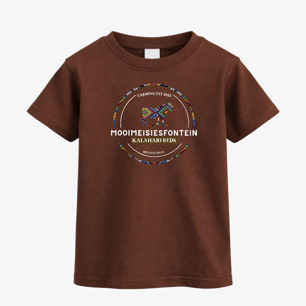 MMF Ndebele Chest Tee – Chocolate