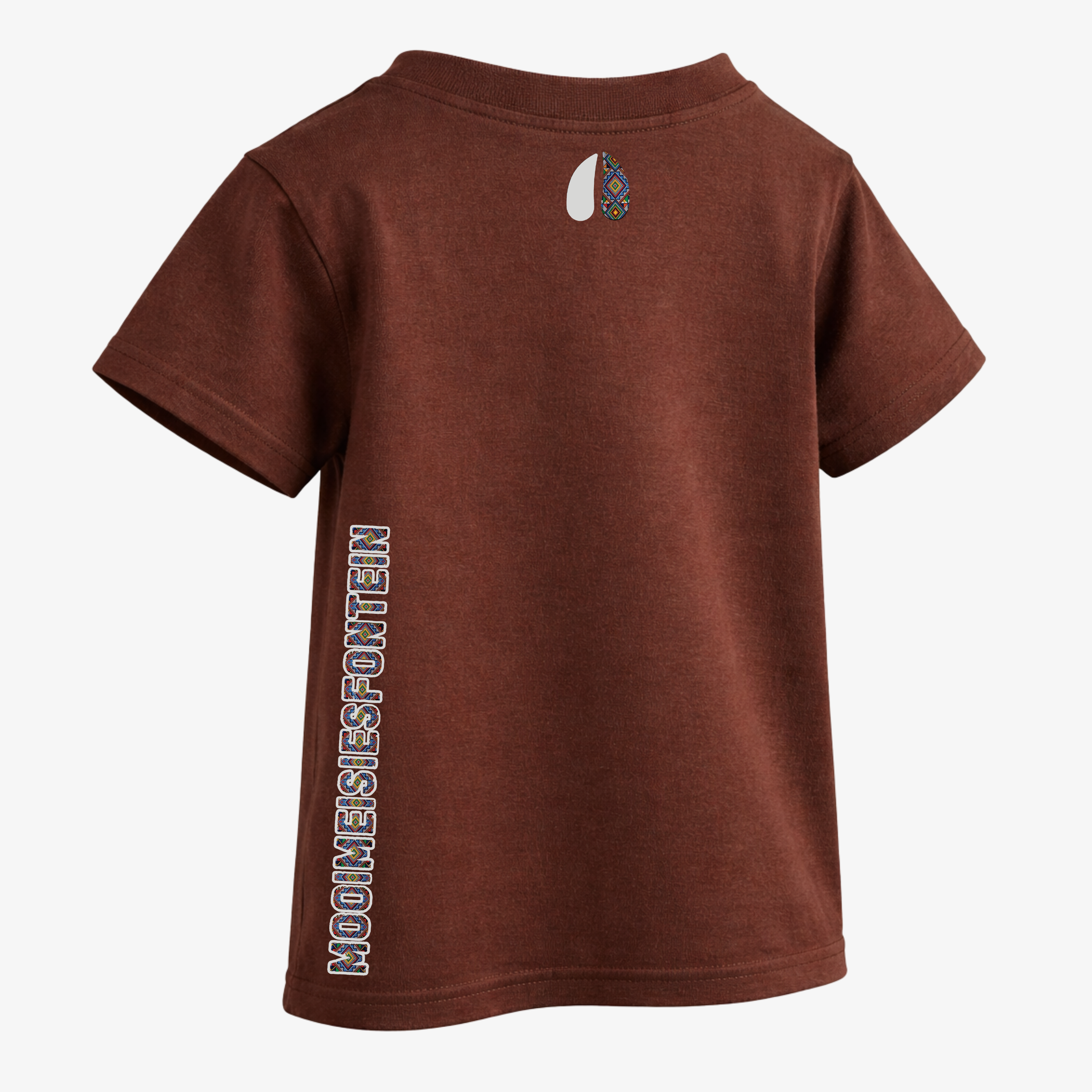 MMF Ndebele Chest Tee – Chocolate