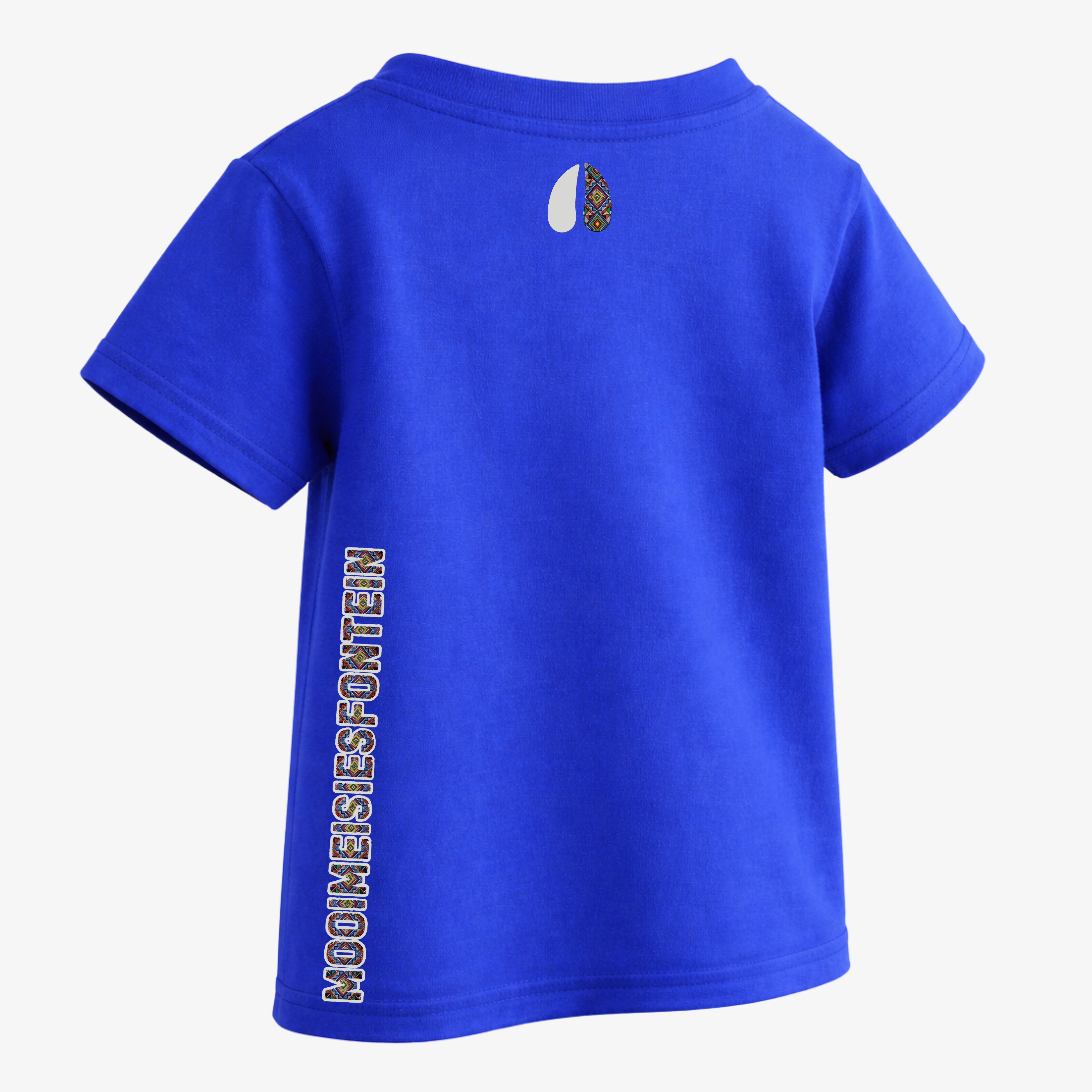 MMF Ndebele Chest Tee – Royal Blue
