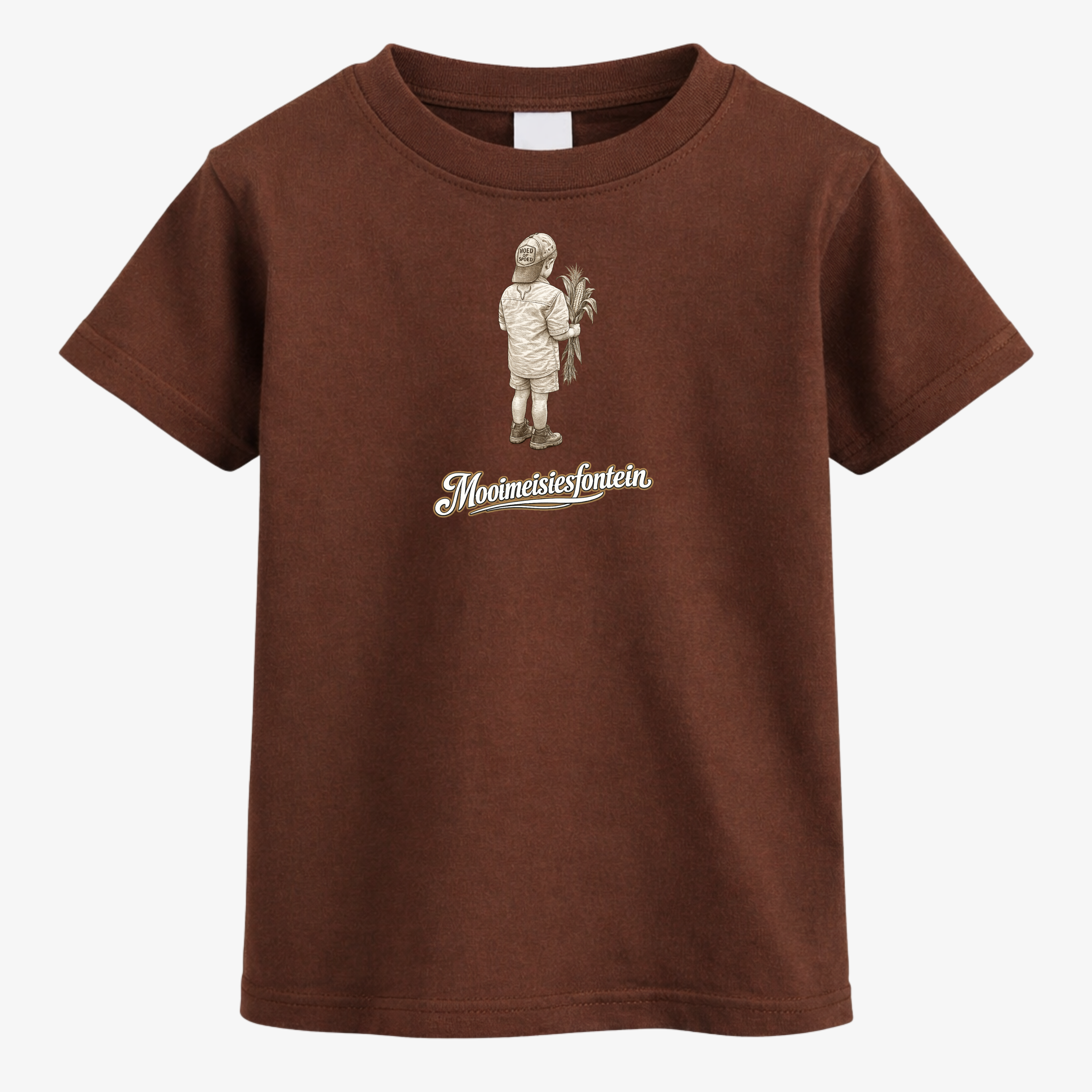 Hoed op Spoed Tee – Chocolate