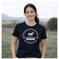 MMF Daisy Chest Tee – Navy