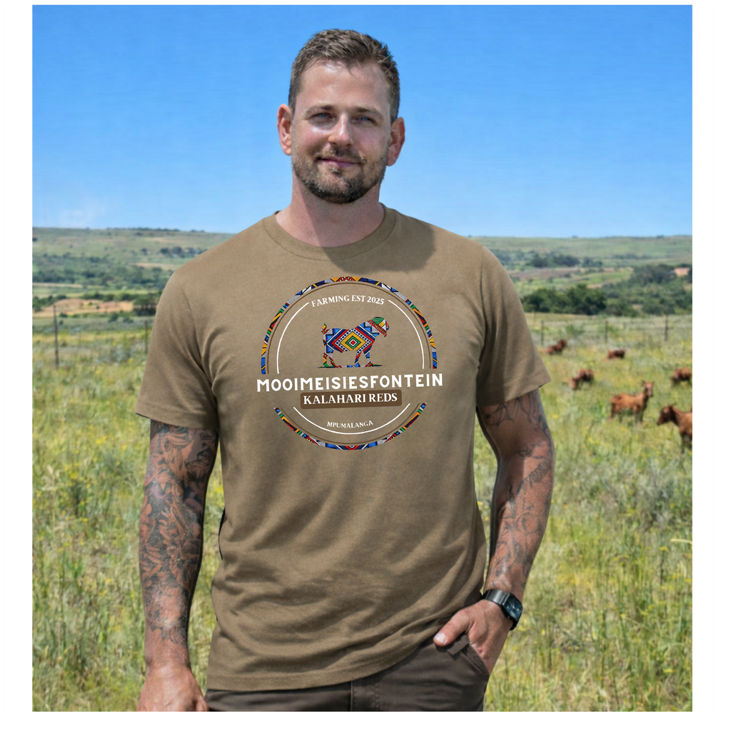 MMF Ndebele Chest Tee – Olive