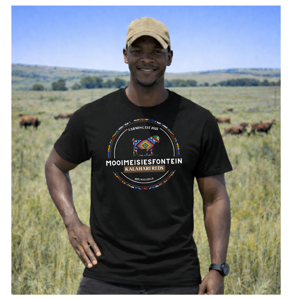 MMF Ndebele Chest Tee – Black