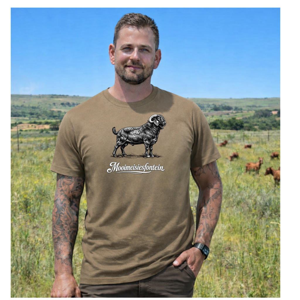Stoet Ram Stencil Tee – Olive