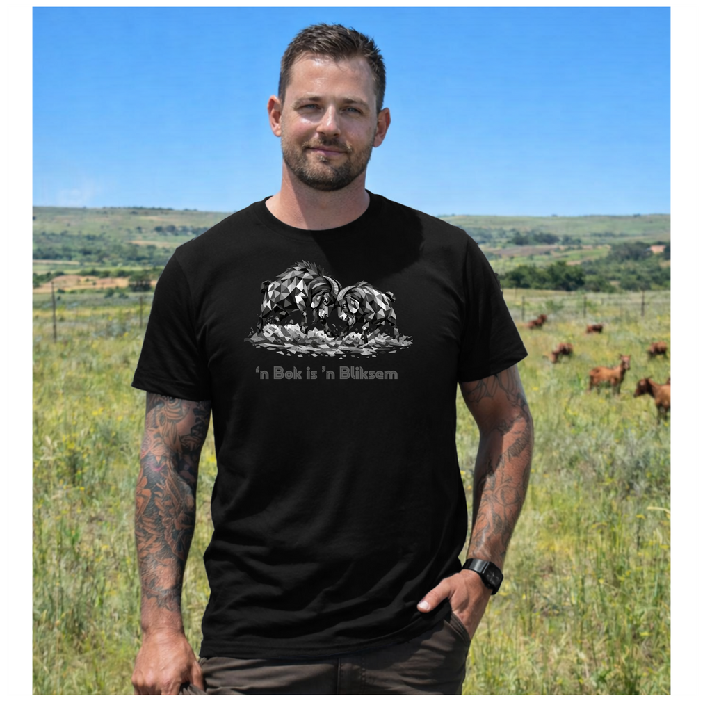 Bliksem Bok Tee – Black