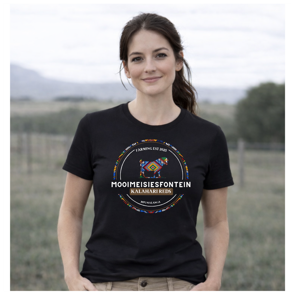 MMF Ndebele Chest Tee – Black
