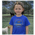 MMF Ndebele Chest Tee – Royal Blue