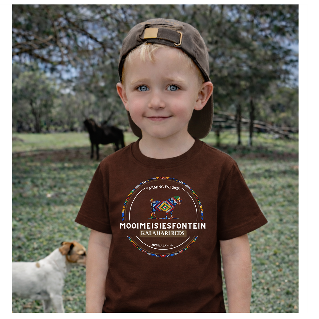 MMF Ndebele Chest Tee – Chocolate