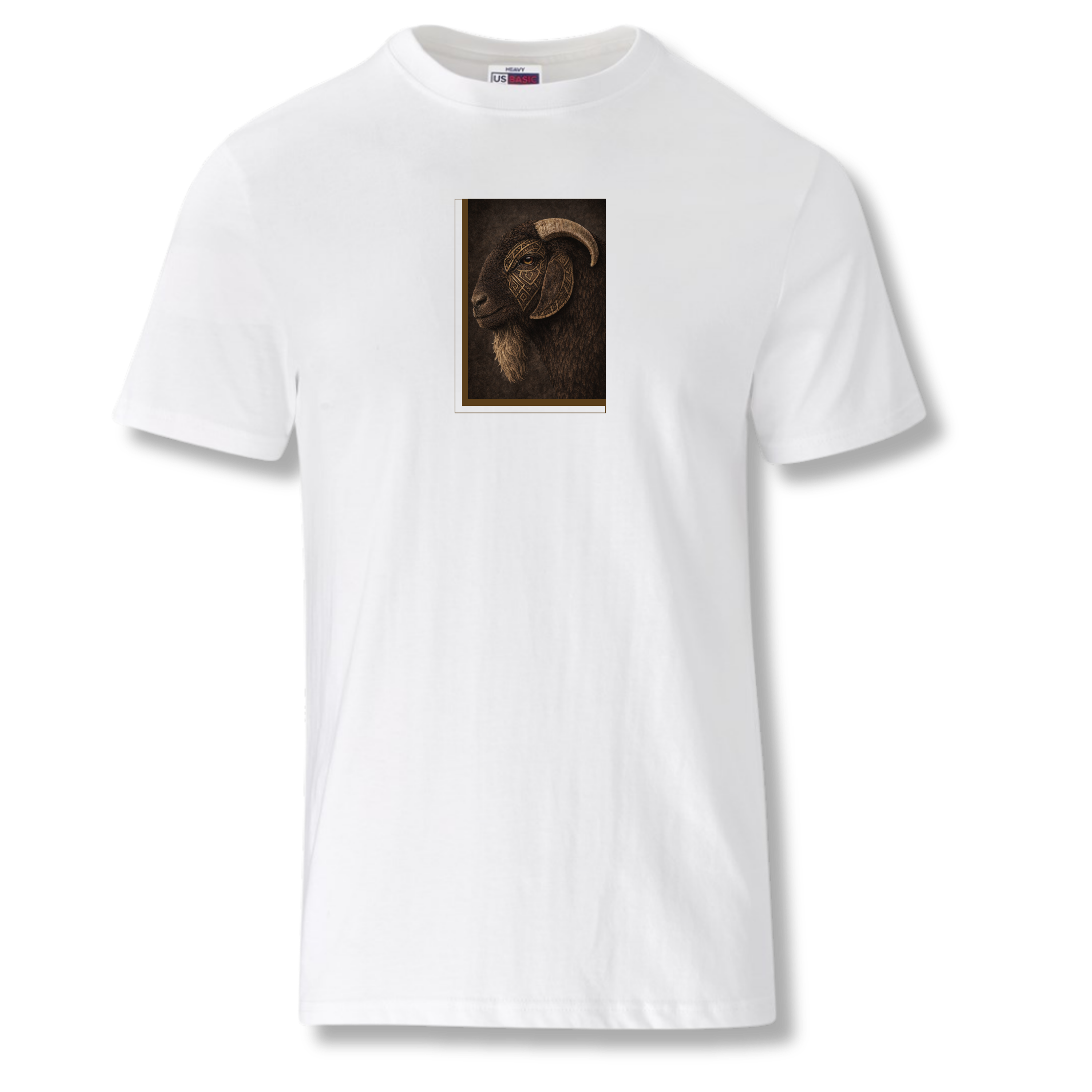 Frans Tribal Tee – White