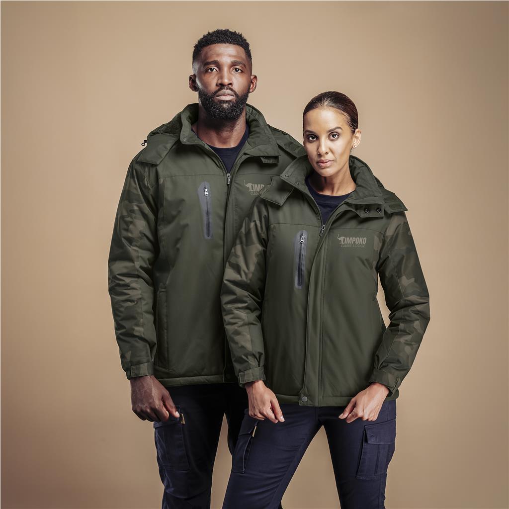 Mens Lebombo Jacket Camo - Cuff Detail