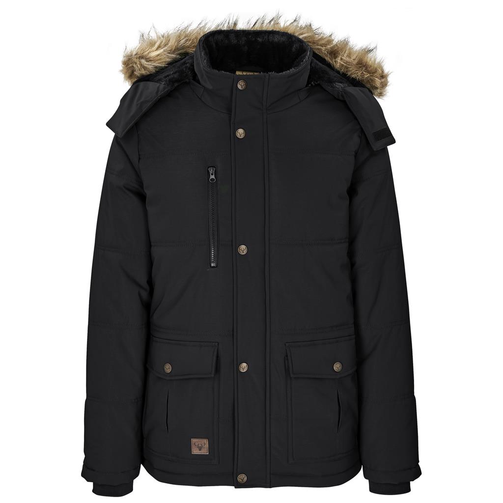Mens Cederberg Parka Jacket - Black