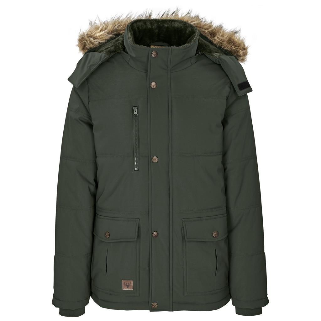 Mens Cederberg Parka Jacket - Olive