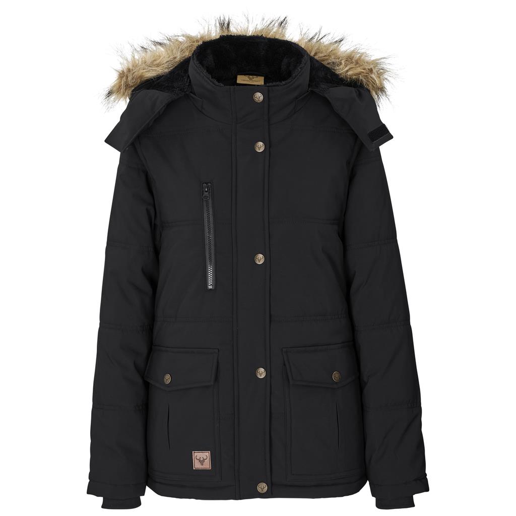 Ladies Cederberg Parka Jacket - Black