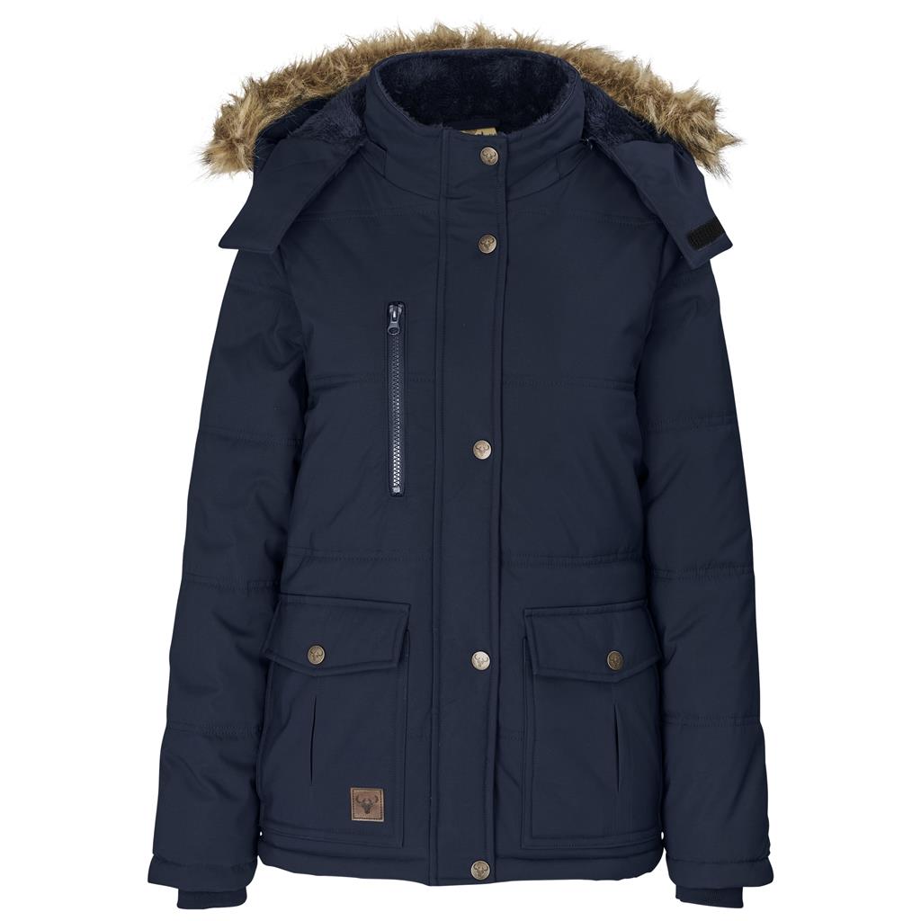 Ladies Cederberg Parka Jacket - Navy