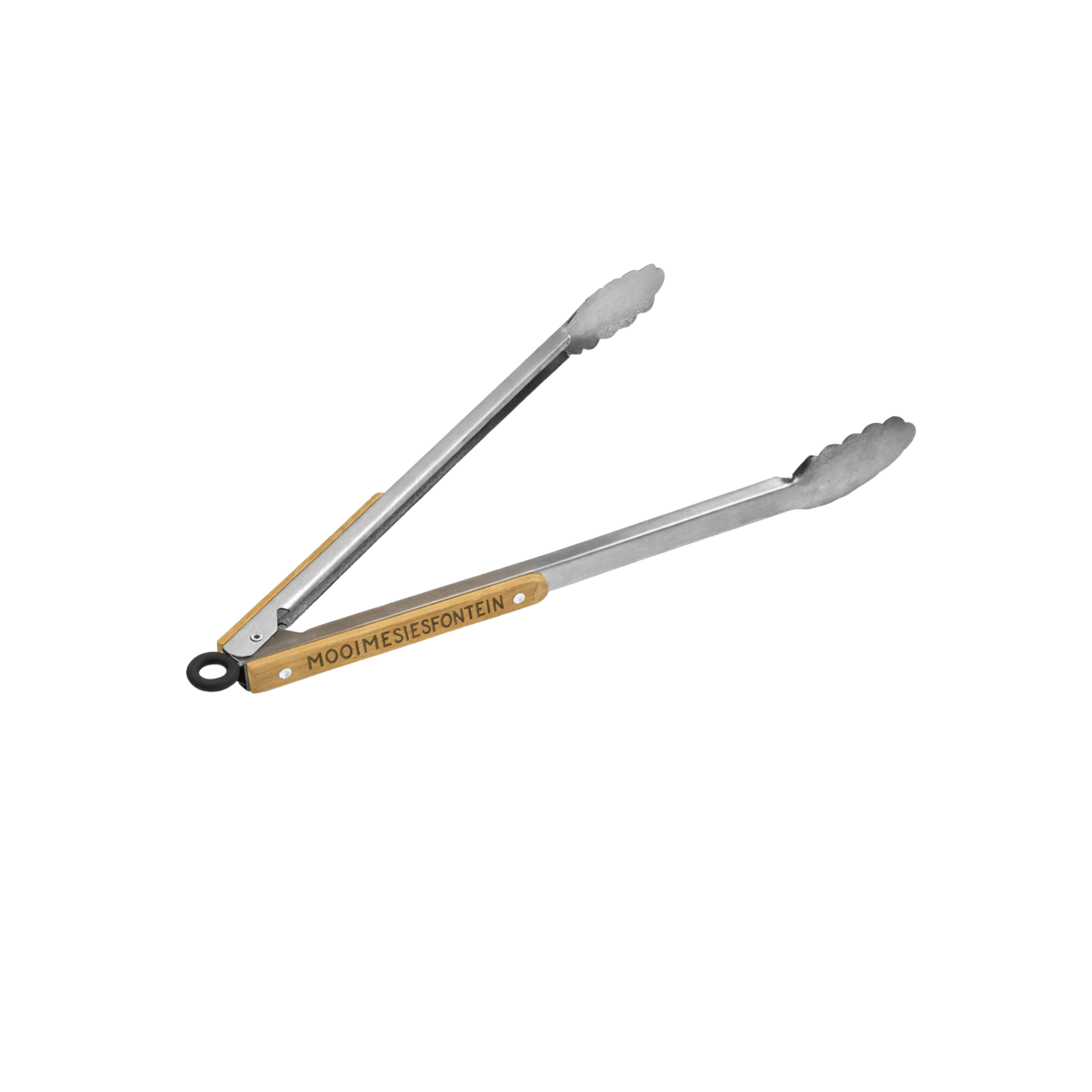 Mooimeisiesfontein Engraved Braai Tong – Click Twice Edition