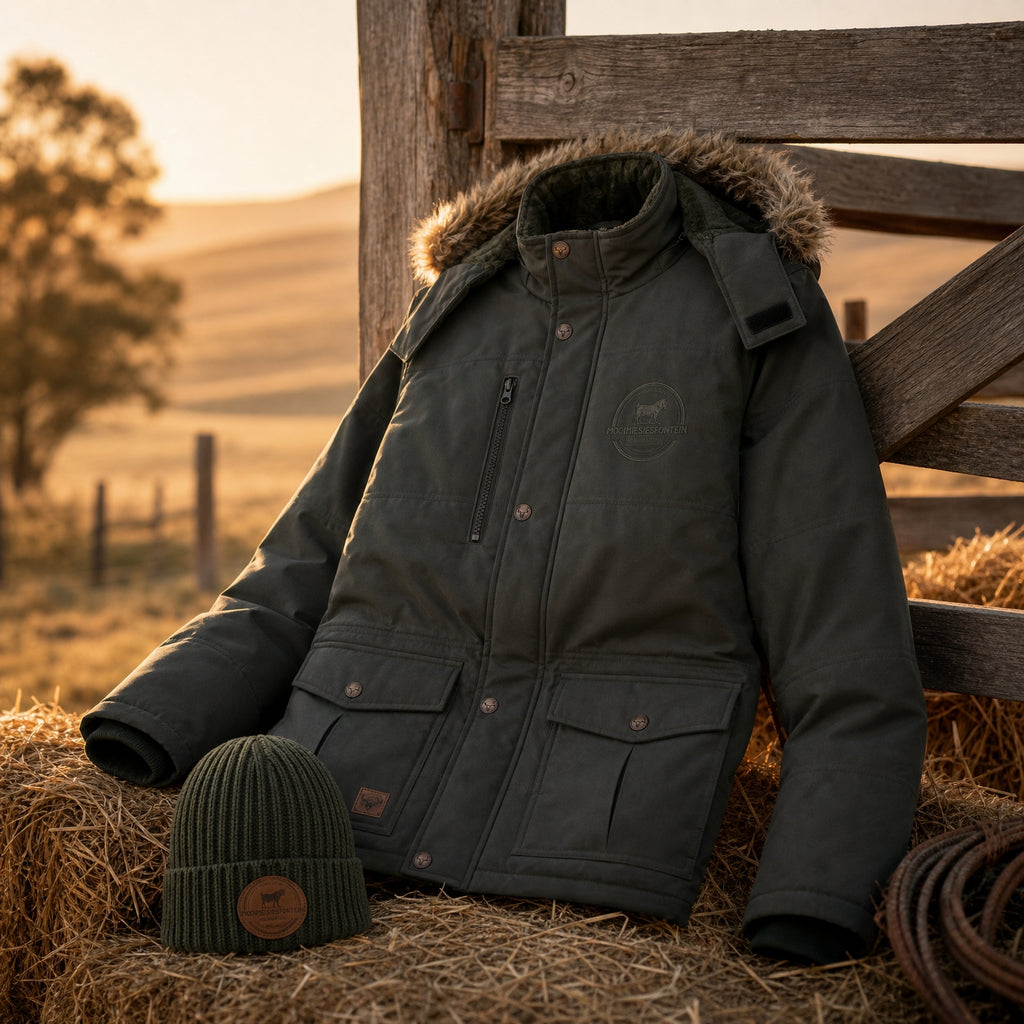 Mens Cederberg Parka Jacket Olive - lifestyle flat