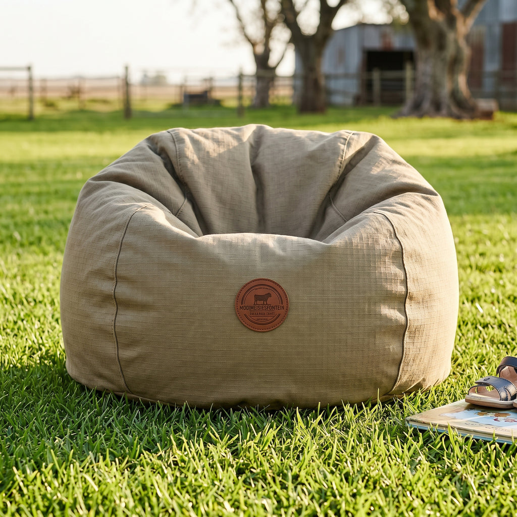 Mooimeisiesfontein Kids Bean Bag — Khaki