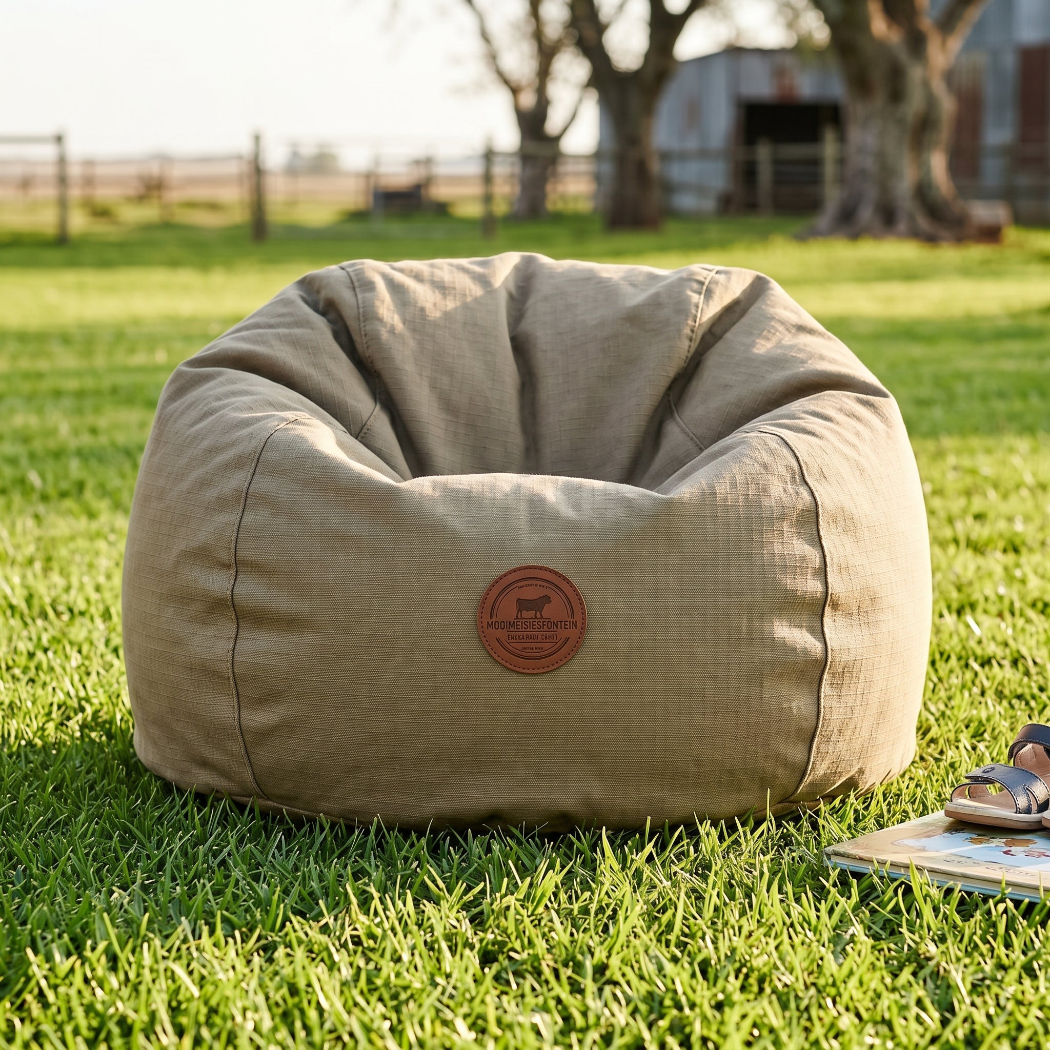 Mooimeisiesfontein Kids Bean Bag — Khaki